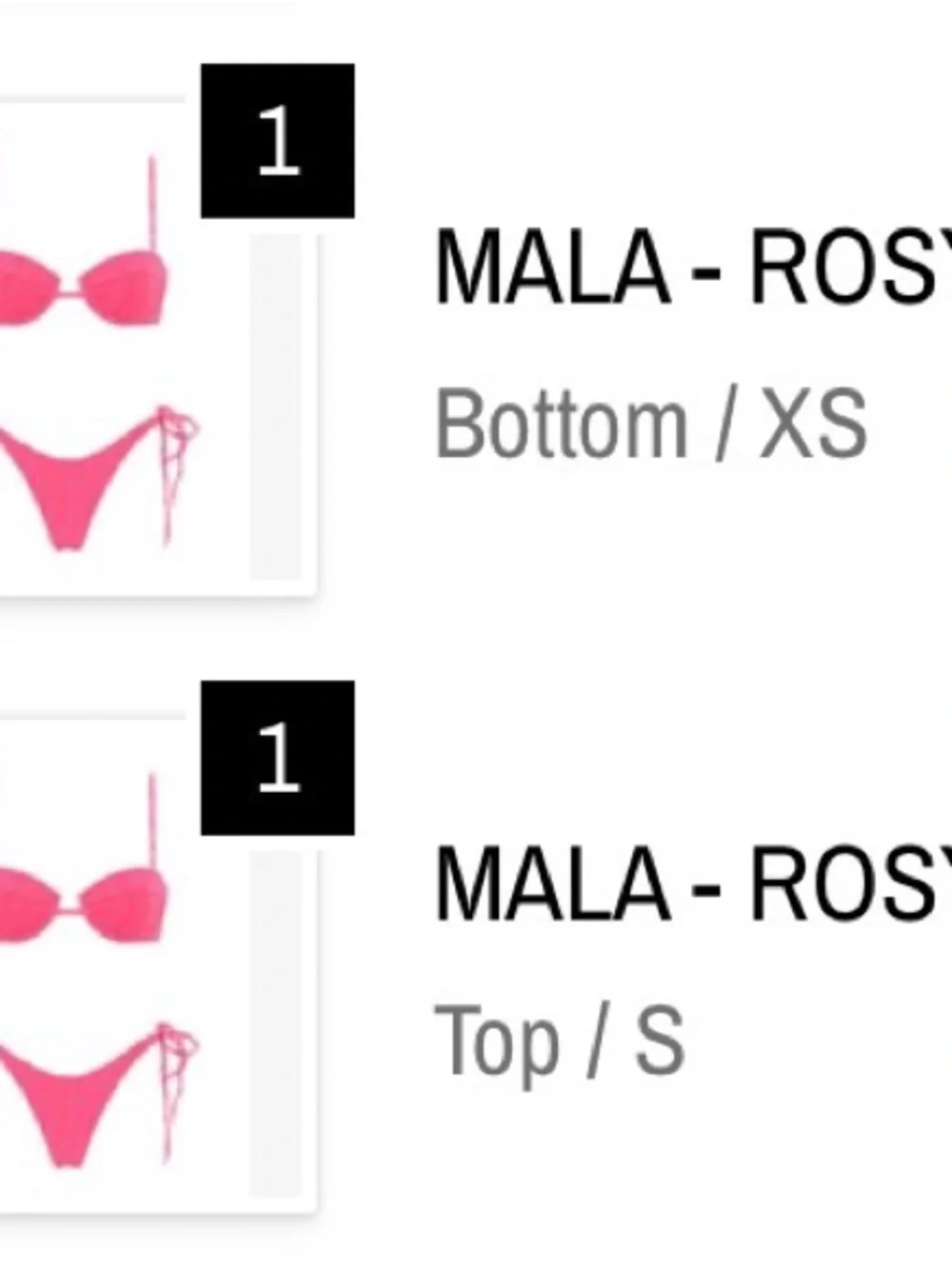 triangl swimwear Hot Pink Ribbed Tie-Side Bikini Set